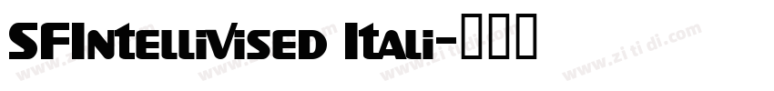 SFIntellivised Itali字体转换